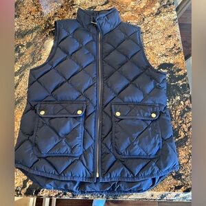 J. Crew Navy Blue Puffer Jacket